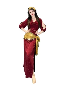 Bestselling Willyoung Printed Belly Dance Attire Practice Wear Performance Costumes Folk Robes Women Adults Multi Color Options