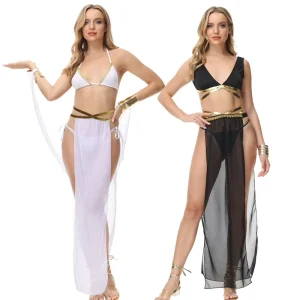 Black Egyptian Goddess Dress Costume