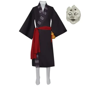 Black Myth Wukong Cosplay Polyester Unisex Adult Chinese Ancient Style Robe Set