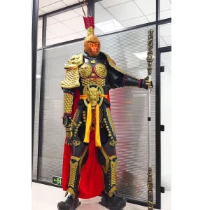 Black Myth Wukong Mecha Doll Costume for Adults Cosplay Street Walking Wu Kong Monkey King Mascot Costumes