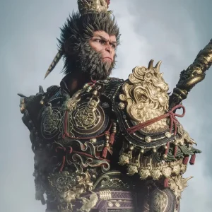 Black Myth Wukong Metal and Copper Armor Prop Costume