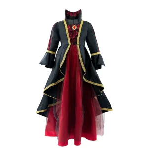Black Witch Princess Dress for Girls