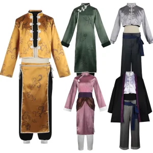 Blue Prison Chinese Kung Fu Full Uniform Cosplay Outfit