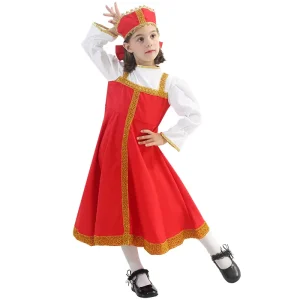 Boy Costume National Suit Halloween Russian Traditional Costume Girls Ethnic Dress Russian Traditional Dress