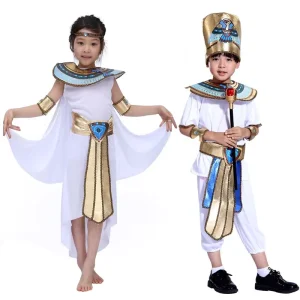 Boy Girl Ancient Egypt Egyptian Pharaoh Princess Cleopatra Dress MIDD 003