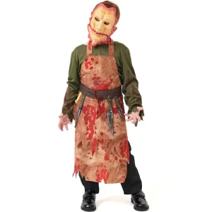 Boys’ Bloody Butcher Zombie Costume for TV and Movie Cosplay