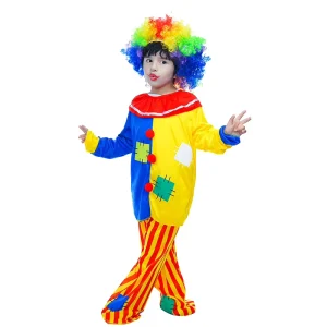 Boys Circus Clown Costume for Halloween and Cosplay