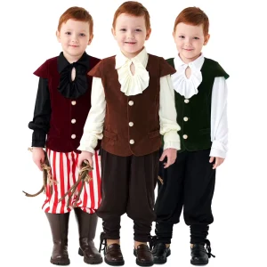 Boys Medieval Renaissance Victorian Vampire Cosplay Costume RKHC-008