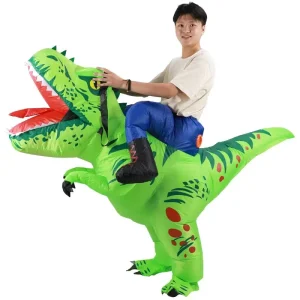 Cartoon Halloween Inflatable Monster Costume with Props for Adults and Kids