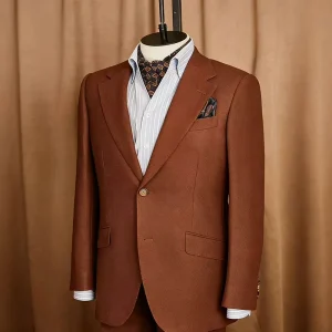 Casual Wool Blazer Men’s Suit Vintage Inspired Business Suit Pants Groom Best Man Costumes Pour Hommes De