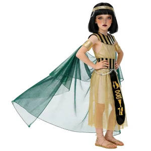 Children Ancient Egypt Egyptian Pharaoh Cleopatra Prince Princess Costume for Kids Cosplay Anime Cosplay