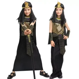 Children’s Ancient Egyptian Pharaoh Costume Set for Halloween