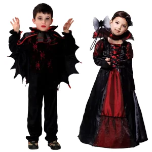 Children’s Bat Vampire Jumpsuit Costume