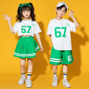Children’s Cheerleading Costume Children’s Street Dance Suit Student Sports Class Kindergarten Cheerleading Dance Costume