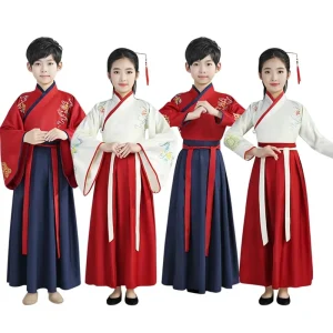 Children’s Chinese Hanfu Kung Fu Dance Performance Costume