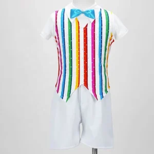 Children’s Chorus Costumes Host Primary School Performance Costumes Boys Dance Sequined Jazz Hip Hop Dance Costumes