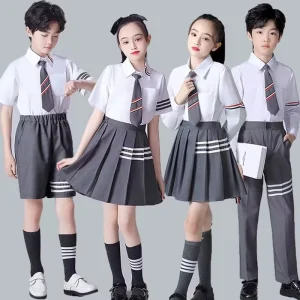 Children’s Chorus Performance Costumes College Style Class Uniforms for Primary and Secondary School Students