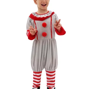 Children’s Clown Cosplay Costume for Performances, Festivals, and Halloween