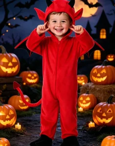 Children’s Demon Bat Vampire Costume for Boys and Girls