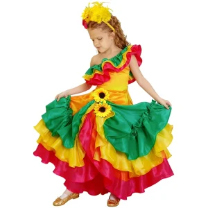 Children’s Ethnic Style Carnival Performance Costume Dress