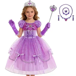 Children’s Halloween Princess Costume for Costume Parties and TV Movie Performances