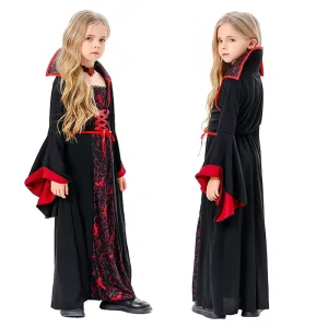Children’s Halloween Vampire Party Cosplay Costume