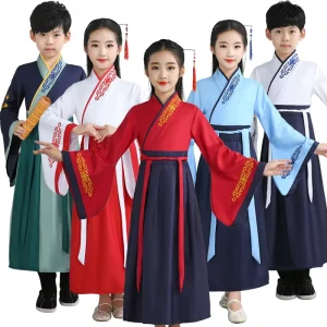 Children’s Hanfu Ancient Costume School-Style Performance Costume
