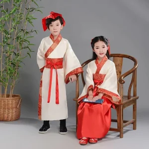 Children’s Hanfu Bookboy Disciple Performance Costume