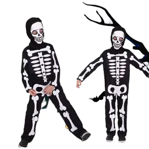 Children’s Horror Cosplay TV & Movie Skeleton Ghost Boy Halloween Costume