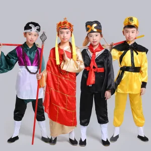 Children’s Journey to the West Costumes for Four People Tang Monk Sun Wukong Pig Bajie