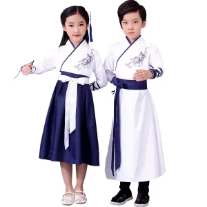 Children’s Modern Hanfu Dress Chinese Traditional Costume for Girls