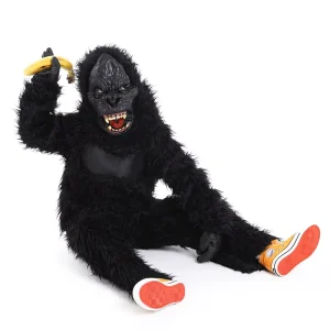 Children’s Plush Chimpanzee Animal Costume for Halloween and Parent-Child Parties