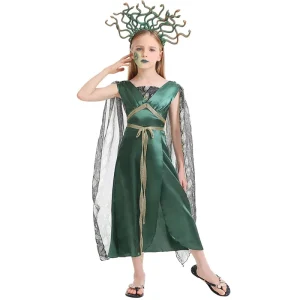 Children’s Scary Medusa Greek Goddess Cosplay Dress