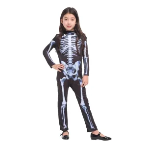 Children’s Skeleton Ghost Halloween Cosplay Costume