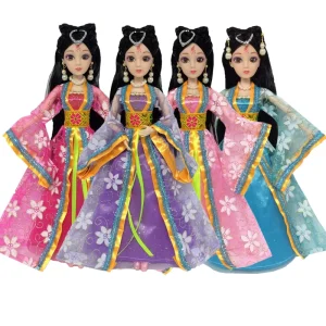 Chinese Ancient Costume Doll Clothes Decoration Ancient Fairy Clothes Girls Toys Girls Children Dress up 30cm