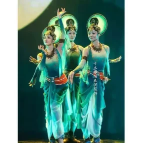 Chinese Classical Ethnic Flying Dance Performance Clothing Dunhuang Jialing Panga