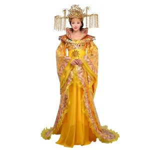 Chinese Queen Wu Meiniang Tang Suit Hanfu Costume Dress