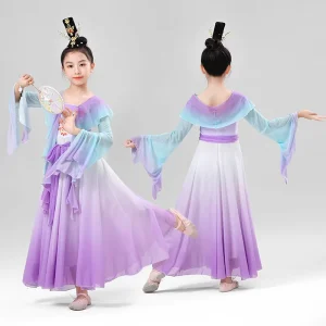 Chinese-Style Hanfu Dress Traditional Costume for Summer and Autumn