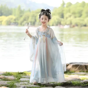 Chinese Traditional Girls Hanfu Dress
