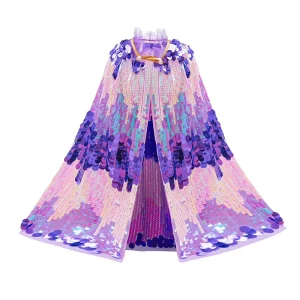 Christmas Birthday Party Princess Girls Cape Tulle Cloak