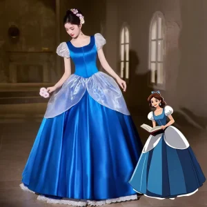Cinderella Princess Wedding Dress Stage Cosplay Costume