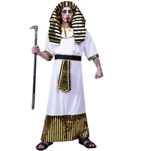 Classic Ancient Pharaoh Prince Dress Halloween Party Native Priests Costume for Men
