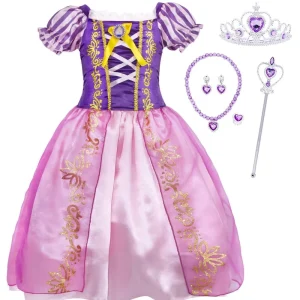 Classic Princess Dress with Accessories for Girls