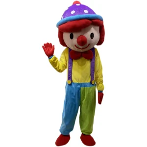 Clown Character Mascot Costume for Party Advertising and Cosplay