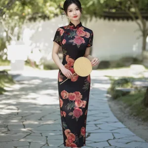 Cosplay Costumes Stage Party Cheongsam Chinese Dress Qipao Ethnic Style Streetwear Vintage Women Clothes Vintage Clothing