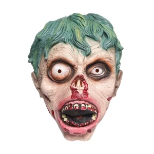 Creepy Biter Corpse Latex Overhead Zombie Mask for Halloween Cosplay