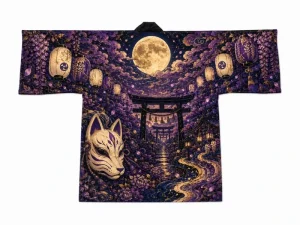 Custom Anime Happi Coat Japanese Haori Kimono Jacket Sublimation Print