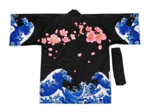 Custom Anime Happi Coat Japanese Haori Kimono Jacket with Full Sublimation Print for Cosplay and Fan Club Events
