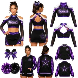 Custom Cheerleading Uniform Team Competition Costume for Girls