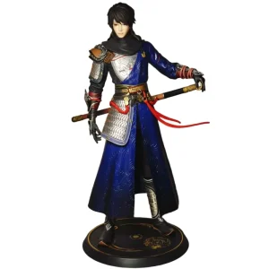 Custom Chinese Swordsman Action Figure Removable Movable Collectible Warrior Model Toy